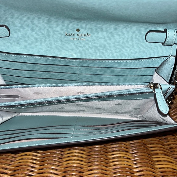 ♠️ kate spade Embroidered Lea Daisy Floral Chain Wallet Crossbody Bag, Aphrodite - Picture 11 of 15